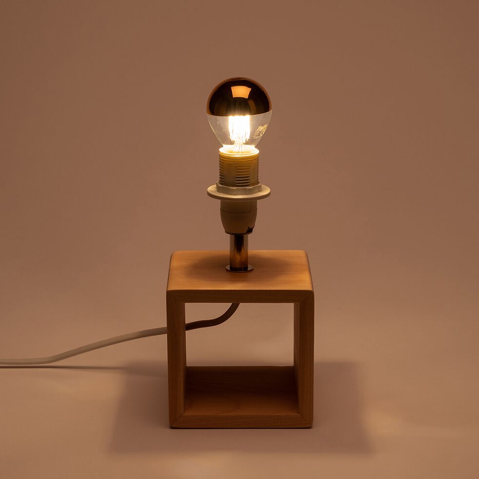Ampoule filament LED globe D4,5cm culot E14 bicolore - doré métallisé-GOLDY