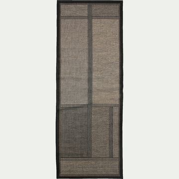 Tapis de couloir - gris foncé 80x230cm-LIV