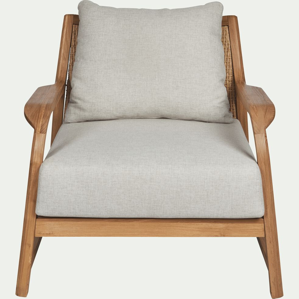 Fauteuil Interieur Exterieur En Teck Massif Grimaud Fauteuil