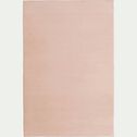 Tapis imitation fourrure - rose argile 100x150cm-ROBIN