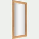 Miroir rectangulaire en bois d'ayous - naturel 70x150cm-VACCARES