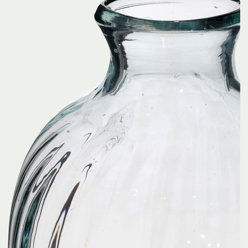 Vase classique en verre H29,5cm - transparent-PIEVE