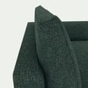 Canapé droit 5 places en tissu tramé - vert cèdre-AUDES