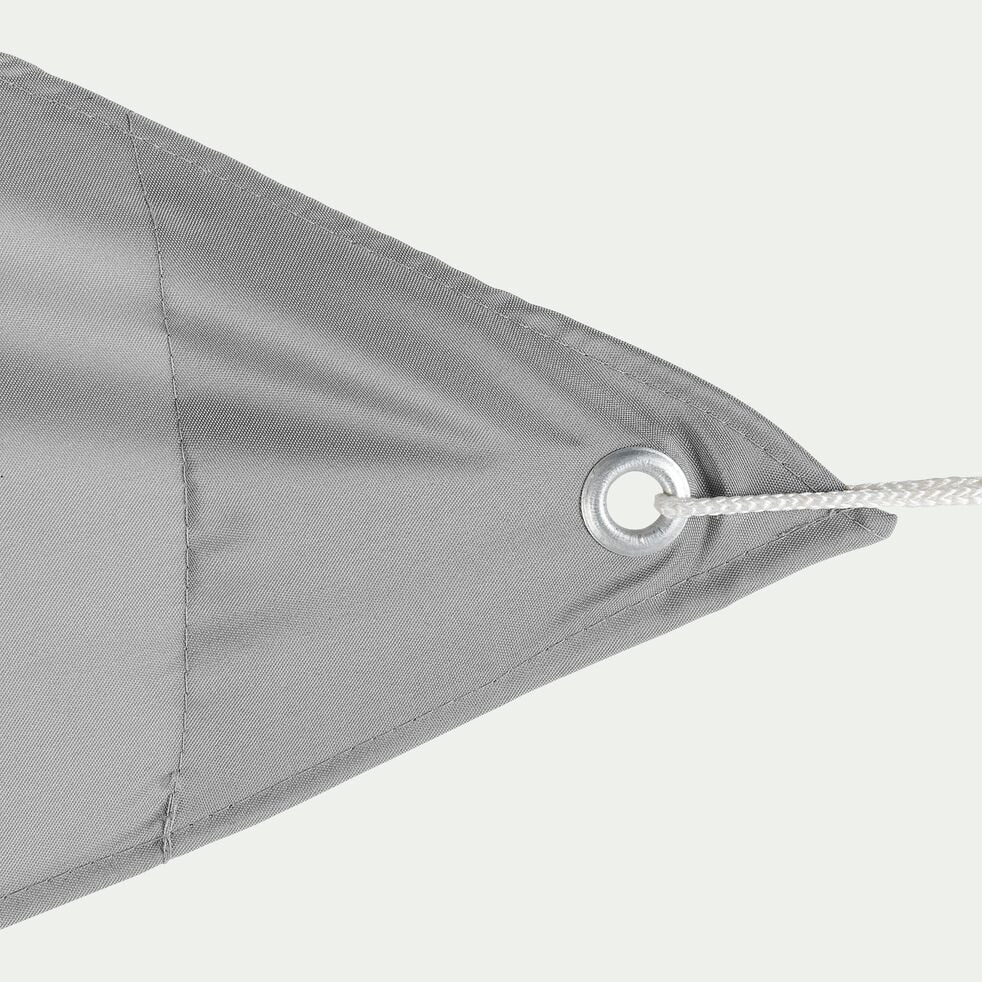 Voile d'ombrage triangle 3,6m - gris vesuve-ROSA