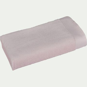 Drap de douche en coton peigné -  rose simos 70x140cm-AZUR