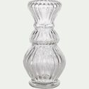 Vase amphore en verre D8,25xH16,5cm - transparent-HUMOLIZA