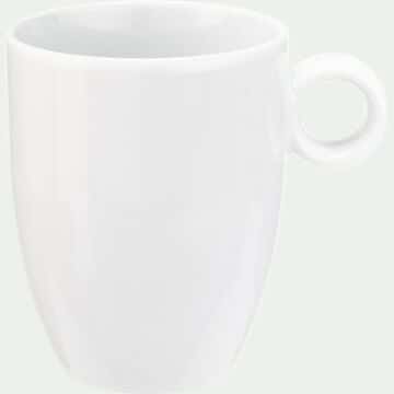 Mug en porcelaine 35cl - blanc-AZE