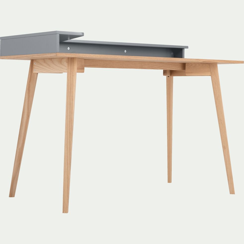 Bureau Avec Grand Plateau Et Etagere En Bois Clair Et Gris Silve Bureau Enfant Alinea Bureau Avec Grand Plateau Et Etagere En Bois Clair Et Gris Silve Bureau Enfant Alinea