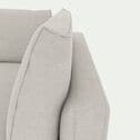 Canapé d'angle 5 places gauche en tissu - beige roucas-AUDES