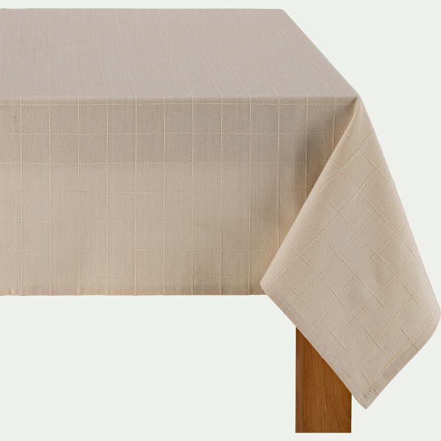 Nappe en coton 150x250cm - beige-ALAMY