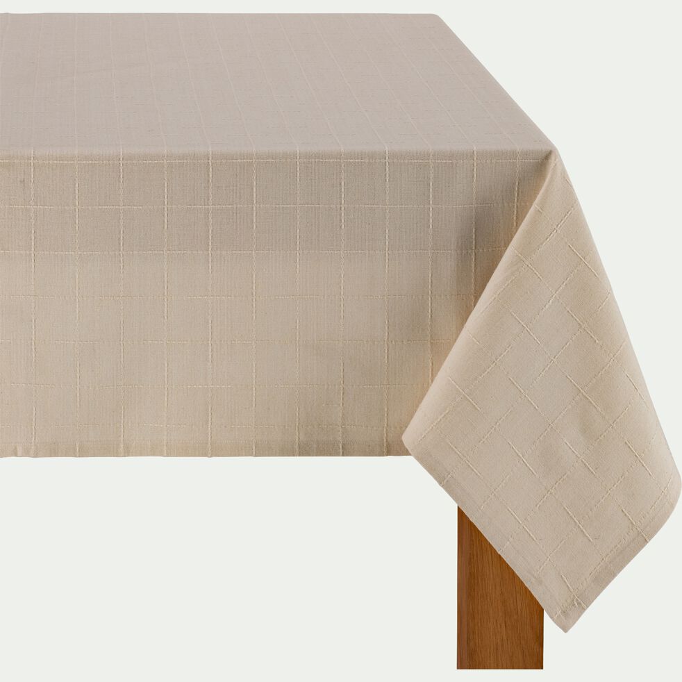 Nappe en coton 150x250cm - beige-ALAMY
