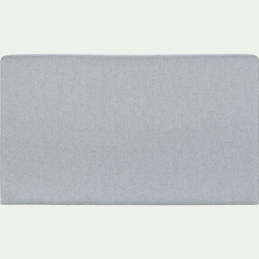 Tête de lit droite en tissu - gris clair L190cm-MELETTE
