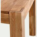 Table de repas extensible en chêne massif - bois clair (6 à 12 places)-JAKOB