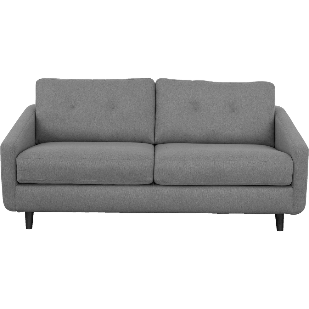 Valent Canapé 3 Places Convertible En Tissu Gris Borie