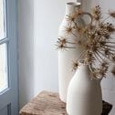 Vase pichet en faïence H51cm - blanc-KAMU
