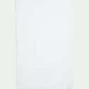 Tapis de bain en coton - blanc 60x110cm-AZUR