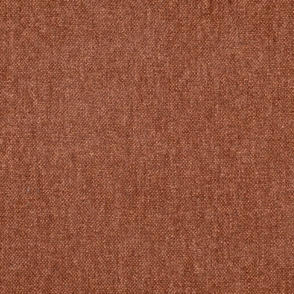 Canapé d'angle droit fixe en tissu - brun rustrel-ALBA