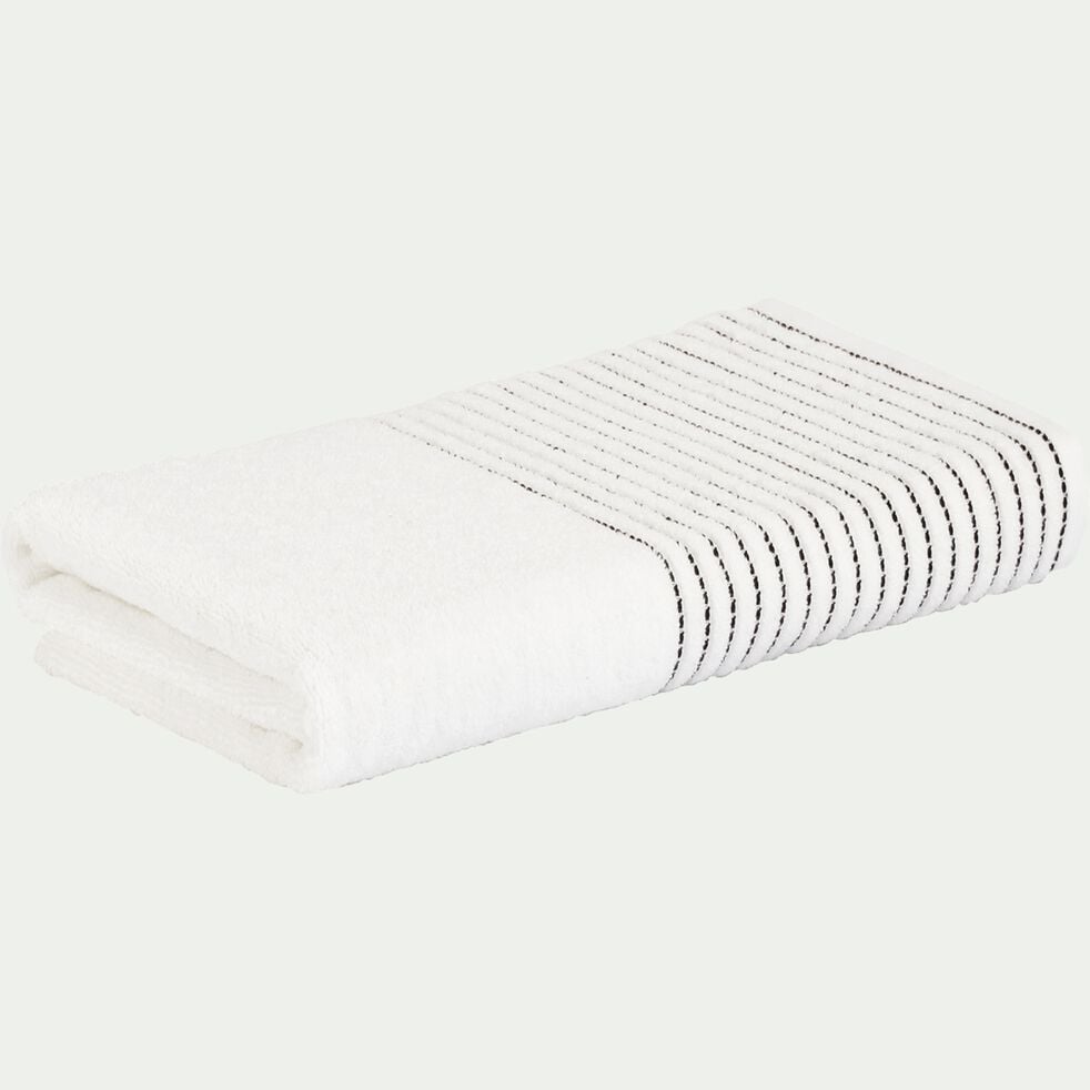 Drap de douche en coton - blanc ventoux 70x140cm-RHODES