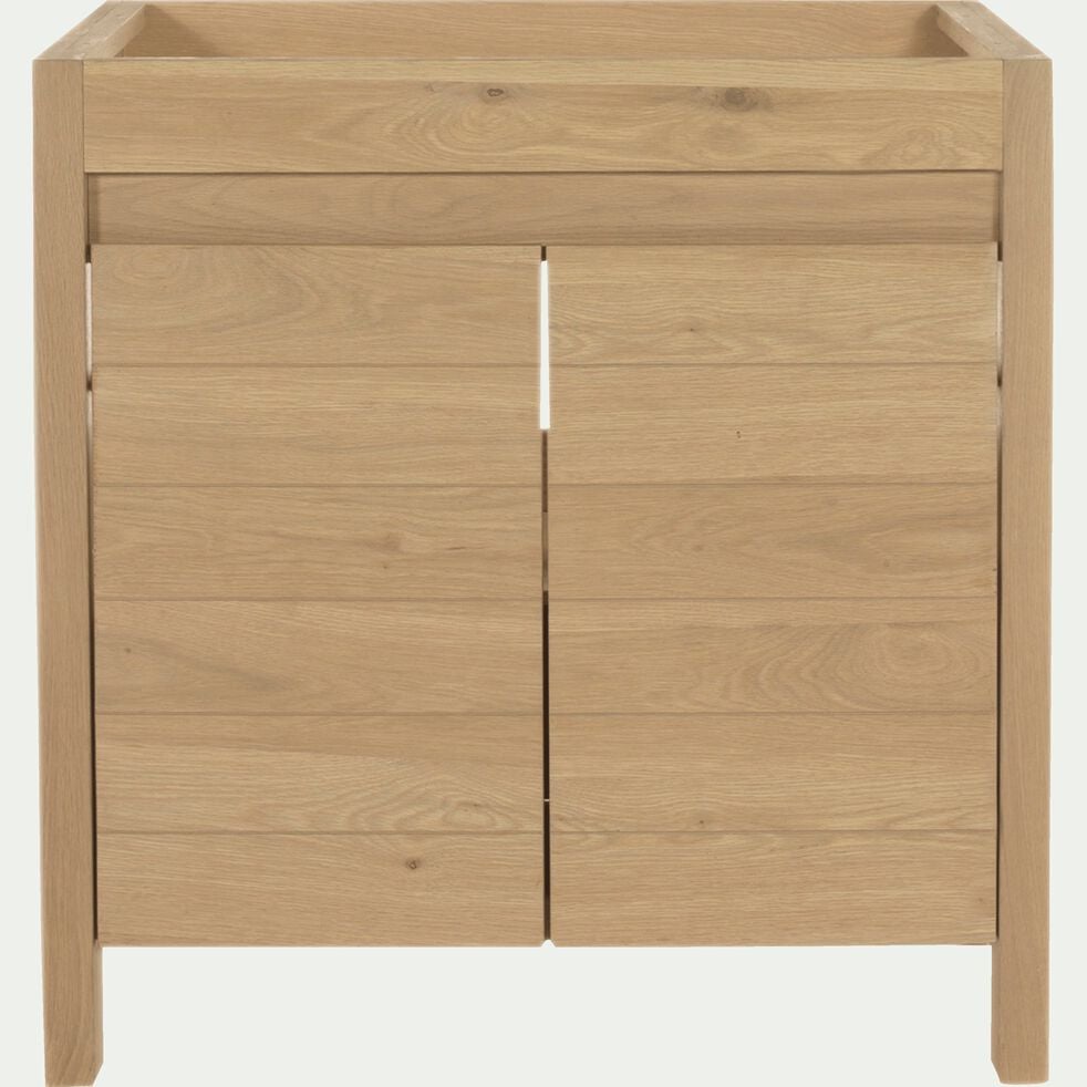 Meuble Sous Vasque En Chene L80cm Native 80 Cm Meuble Sous Vasque Alinea