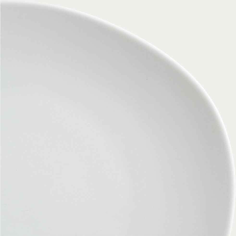 Assiette à dessert en porcelaine D24cm - blanc-CAILLA
