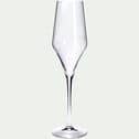 Flûte à champagne en cristallin 22cl - transparent-ARAM
