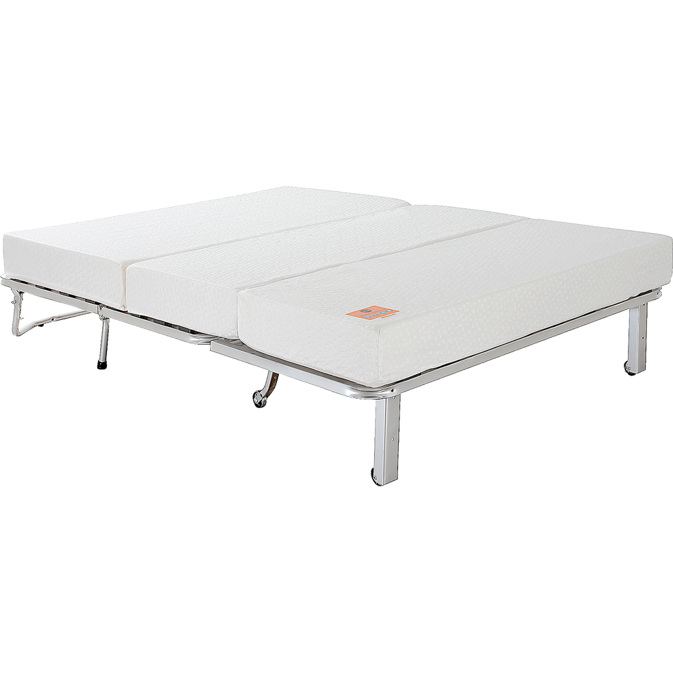 Structure De Bz 140cm Avec Matelas Dunlopillo 15cm Kad Slyde