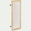 Porte vitrée en bois - bois clair H95,7cm-BIALA