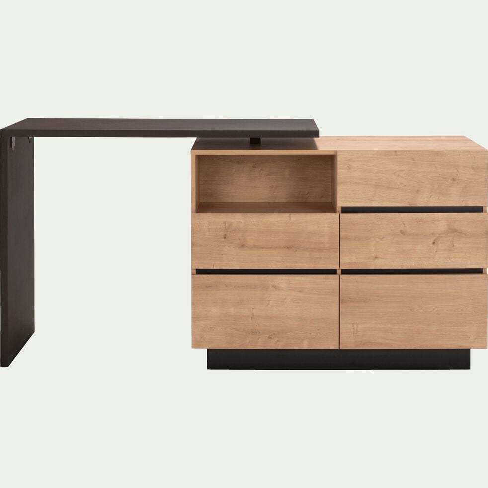 Bar Pivotant Bois Et Effet Ardoise Aux Reflets Marron Madon Ilot Central De Cuisine Alinea Bar Pivotant Bois Et Effet Ardoise Aux Reflets Marron Madon Ilot Central De Cuisine Alinea