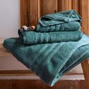 Serviette de bain bouclette en coton - vert 50x100cm-NOUN