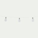Guirlande lumineuse solaire 10 ampoules - argenté 4,5m-STELLA