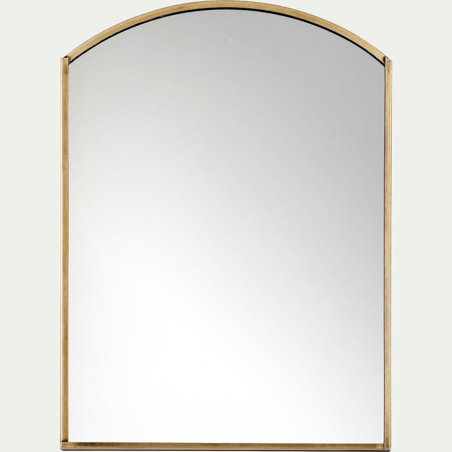 Miroir à poser en cuivre H20cm - doré-MERLIE