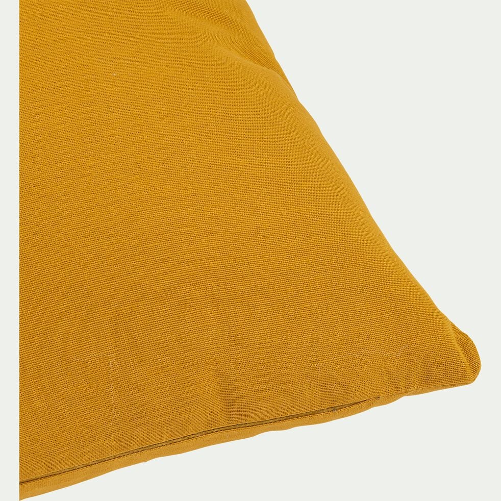 Coussin en coton 40x60cm - jaune argan-CALANQUES