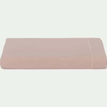 Drap plat en coton 270x300cm - rose rosa-CALANQUES