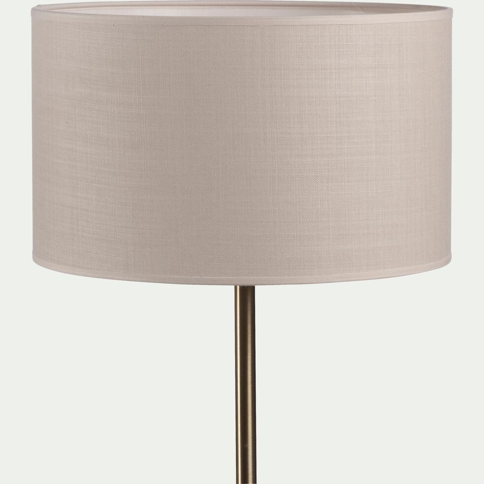 Abat jour en tissu beige roucas D30cm MISTRAL abat Abat jour en tissu beige roucas D30cm MISTRAL abat