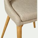 Chaise en tissu - beige-ABBY