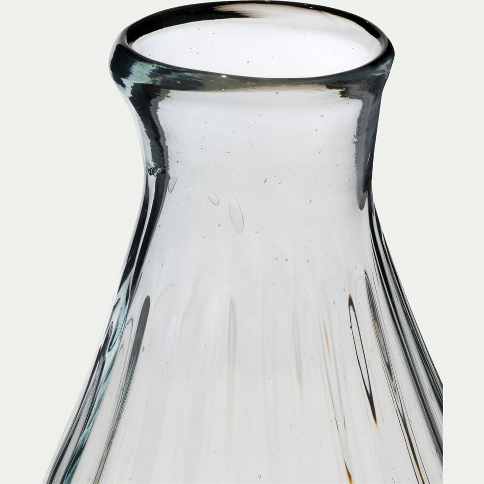 Vase en verre D19xH29 cm - transparent-PIEVE