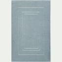 Tapis de bain en coton - bleu calaluna 50x80cm-AZUR