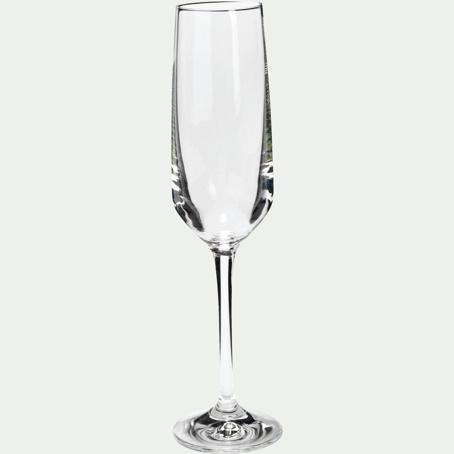 Coffret de 6 flûtes à champagne en cristallin - 180ml-Scena