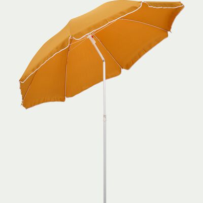 Parasol de plage - jaune argan (D180cm)-GASSIN