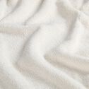 Drap de douche en bouclettes de coton bio - blanc ventoux 70x130cm-COLINE