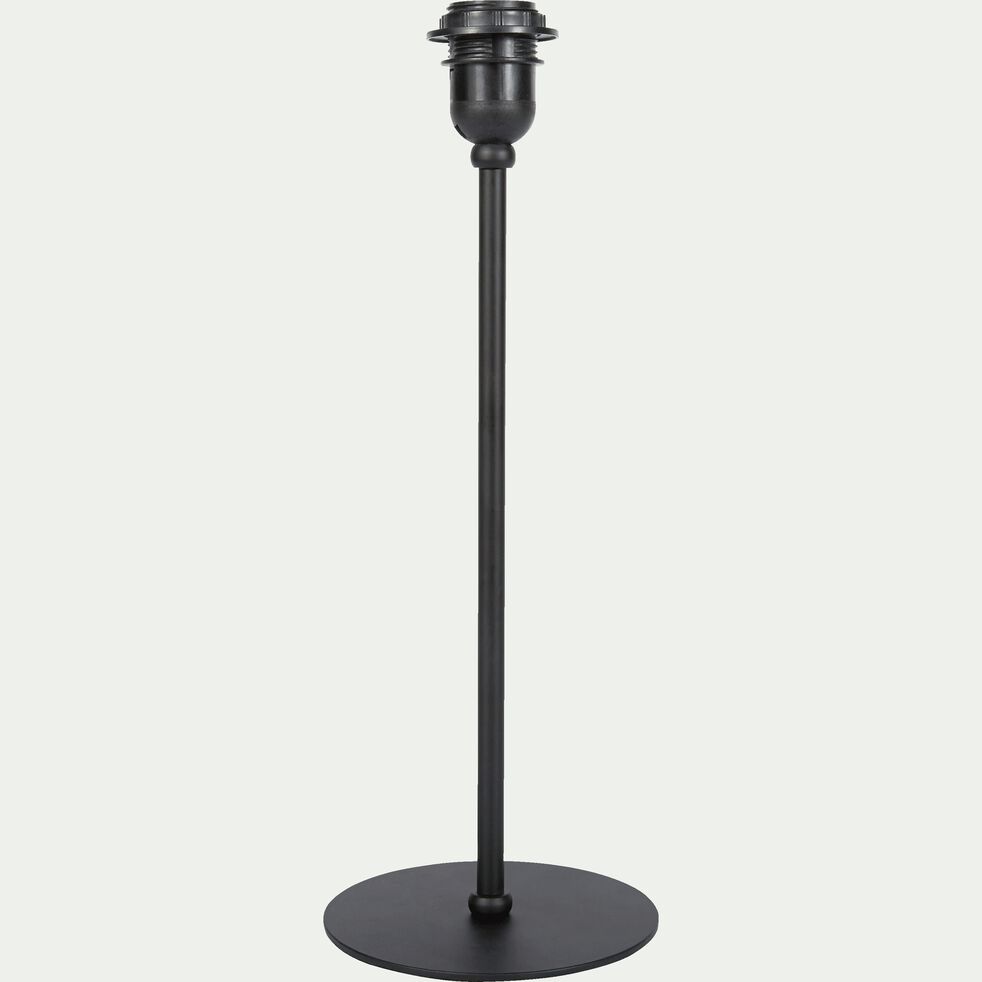 Pied de lampe en métal noir H41cm-CESARIO