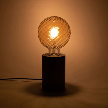 Ampoule décorative LED D12,5cm blanc chaud culot E27-STRIPPED