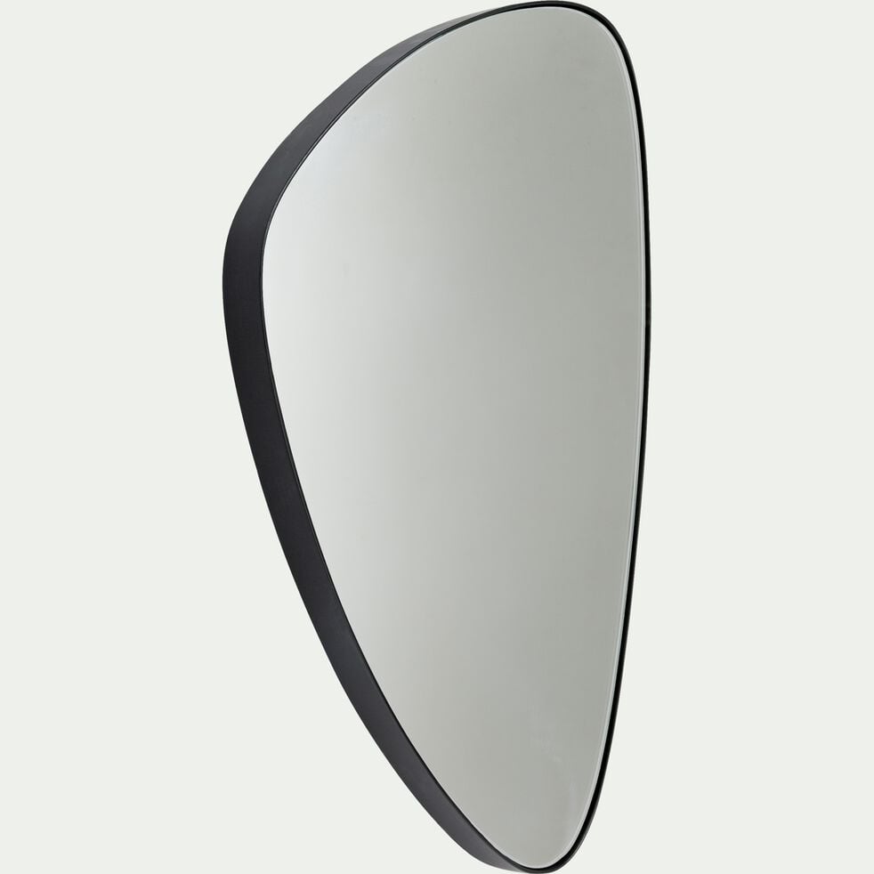 Miroir triangulaire - noir 42x62,5cm-TRELUS