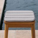 Galette de chaise indoor & outdoor en tissu déperlant - beige alpilles-KIKO