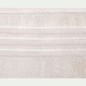 Serviette de bain bouclette en coton - blanc ventoux 50x100cm-Noun