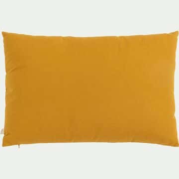 Coussin en coton - jaune argan 40x60cm-CALANQUES