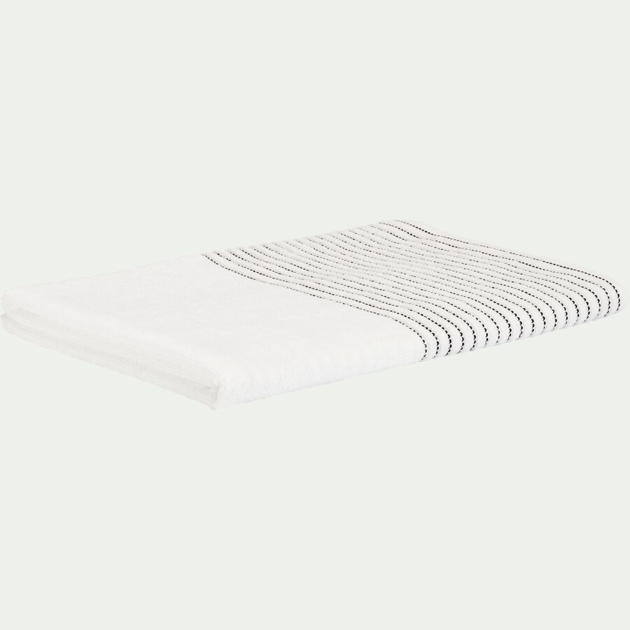 Drap de bain en coton - blanc ventoux 100x150cm-Rhodes