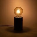 Ampoule décorative LED ambre D9,5cm culot E27-STRIPPED