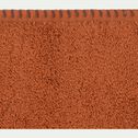 Drap de douche en coton - brun rustrel 70x140cm-Ynes
