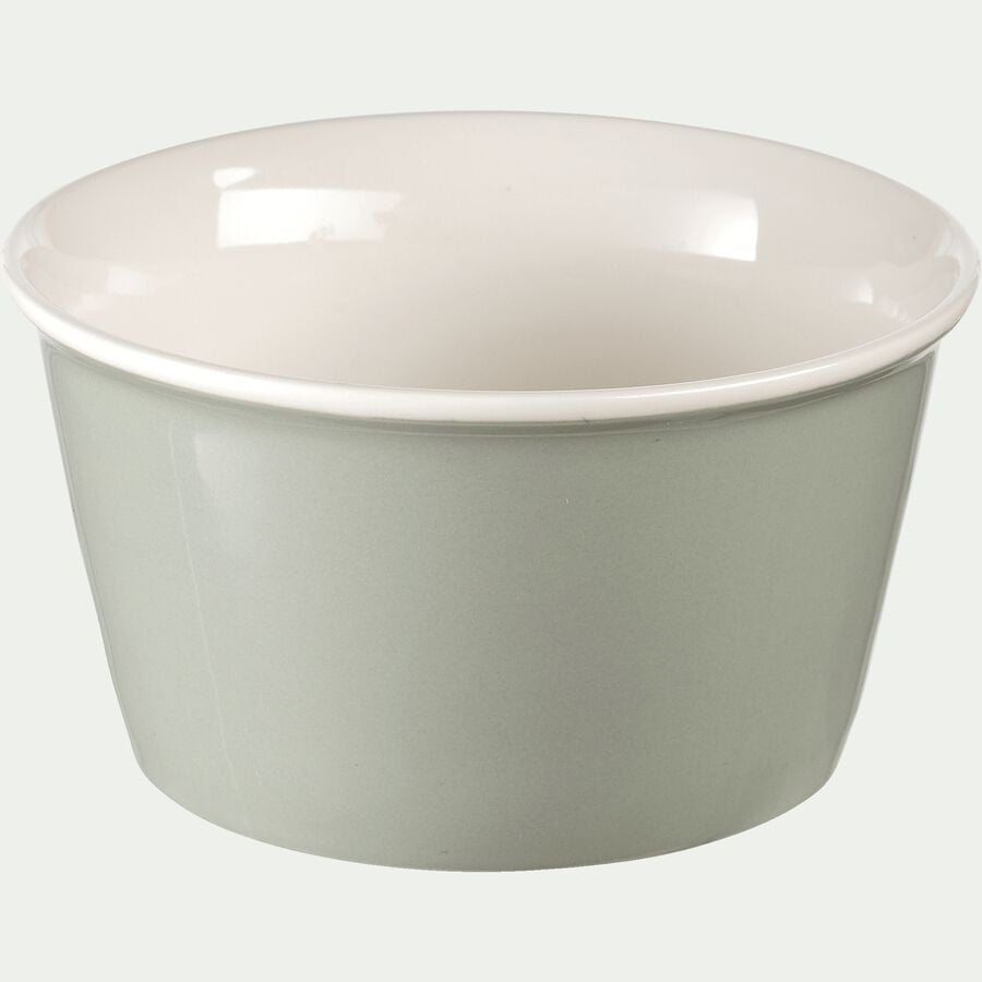 Coupelle en porcelaine vert olivier D12cm-CAFI